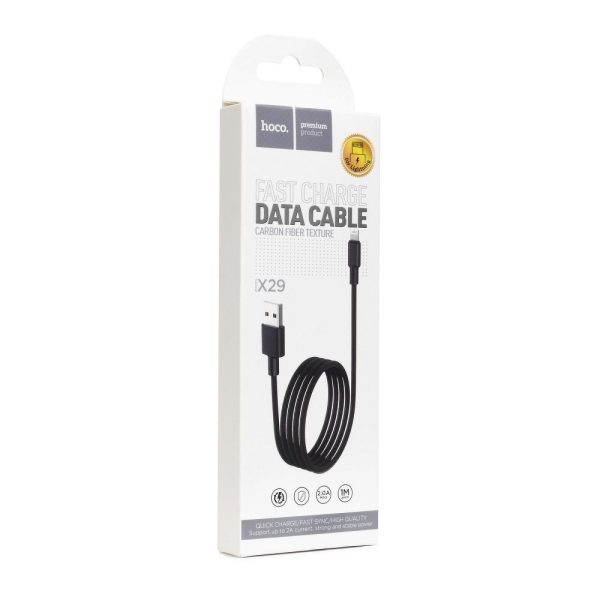 HOCO cable USB A to Lightning 2A X29 1 m black