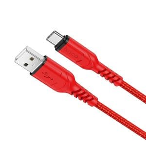 HOCO cable USB A to Type C QC 3A X59 1 m red