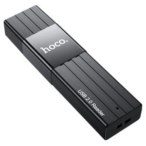 HOCO card reader 2in1 USB A 2.0 HB20 black
