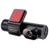 HOCO driving recorder with display + rear camera 2K DV8 black