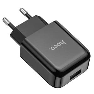 HOCO travel charger USB A 2.1A N2 black