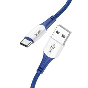 Hoco cable USB A to Type C 3A X70 1 m blue