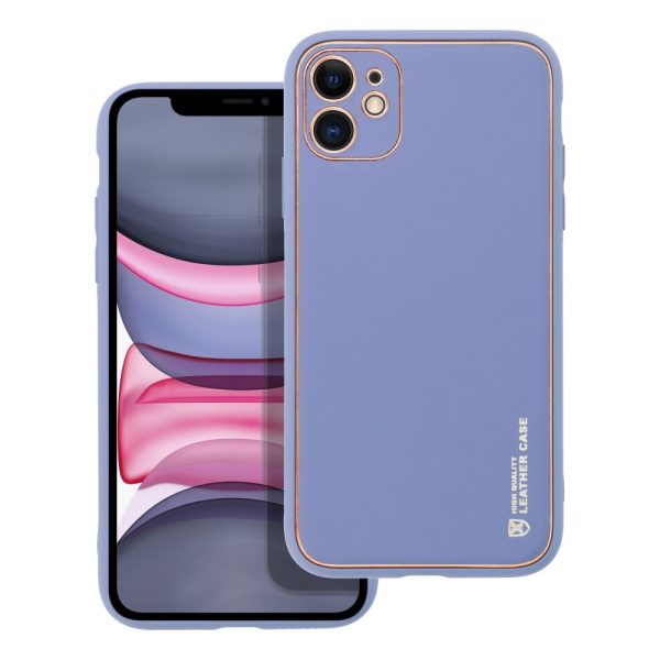 LEATHER case for IPHONE 11 blue