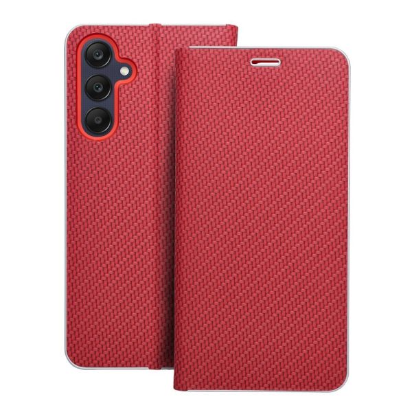 LUNA Book Carbon for SAMSUNG A25 5G red