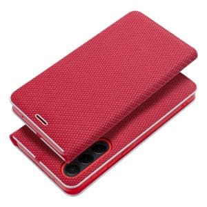 LUNA Book Carbon for SAMSUNG A50 red