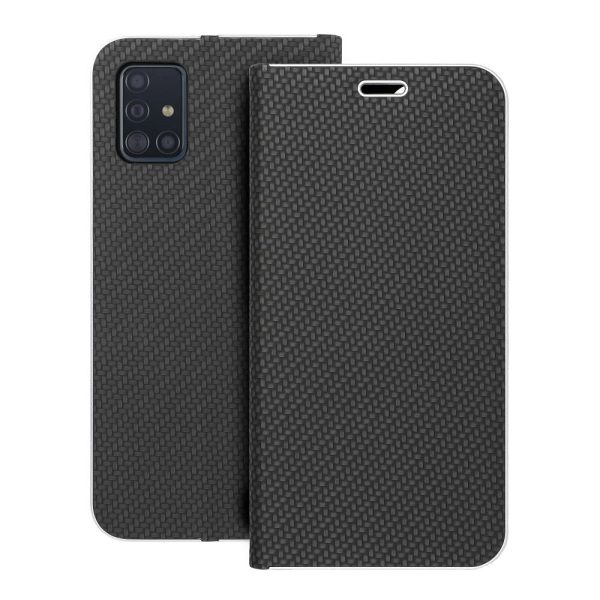 LUNA Book Carbon for SAMSUNG A51 black