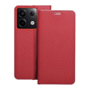 LUNA Book Carbon for XIAOMI Redmi Note 13 Pro 5G red