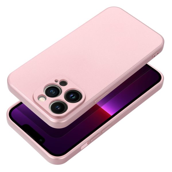 METALLIC Case for IPHONE 16 Plus pink