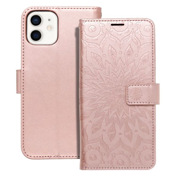 MEZZO Book case for IPHONE 12 / 12 PRO mandala rose gold