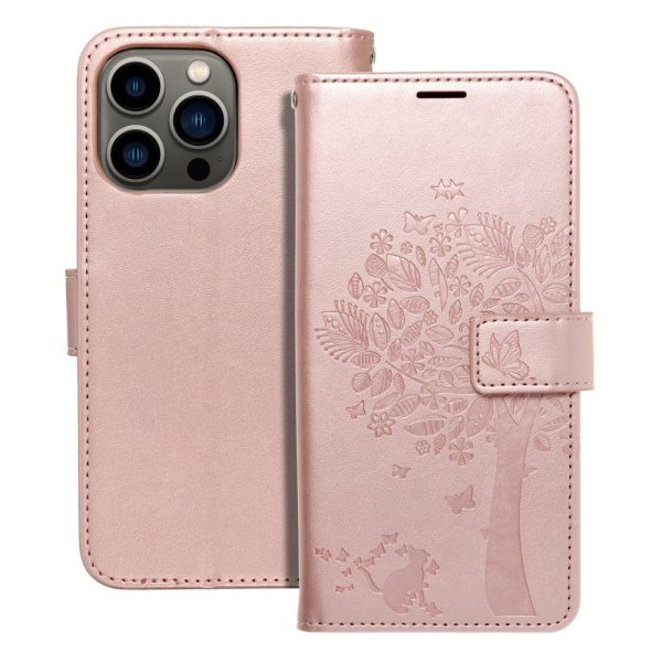 MEZZO Book case for IPHONE 13 PRO tree rose gold