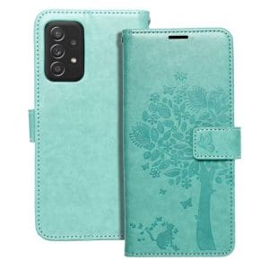 MEZZO Book case for SAMSUNG A52 5G / A52 LTE ( 4G ) / A52s 5G tree green