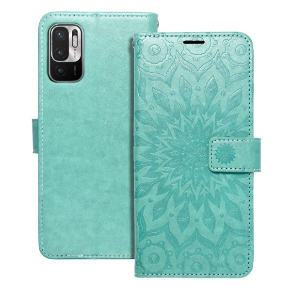 MEZZO Book case for XIAOMI Redmi NOTE 10 5G / Poco M3 Pro / Poco M3 Pro 5G mandala green