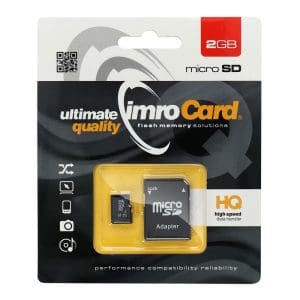 Memory Card Imro microSD 2GB with adapter