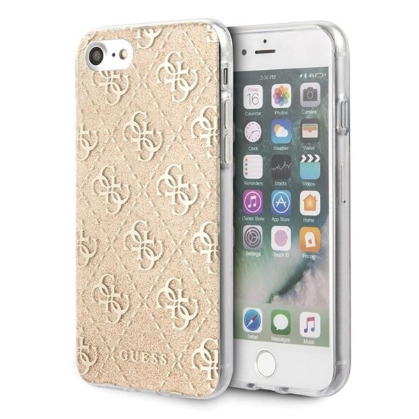 Original faceplate case GUESS GUHCI8PCU4GLGO for iPhone 7/8 gold