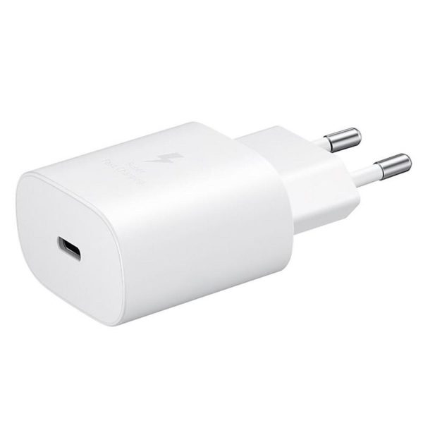 SAMSUNG original charger Type C + cable Type C to Type C PD 3A 25W EP-TA800XWEGWW white blister