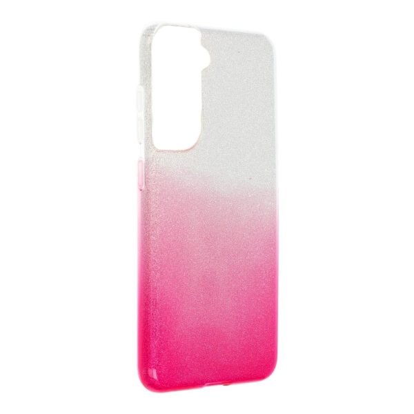 SHINING Case for SAMSUNG S21 FE transparent pink