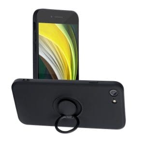 SILICONE RING case for IPHONE 7 / 8 / SE 2020 / SE 2022 black