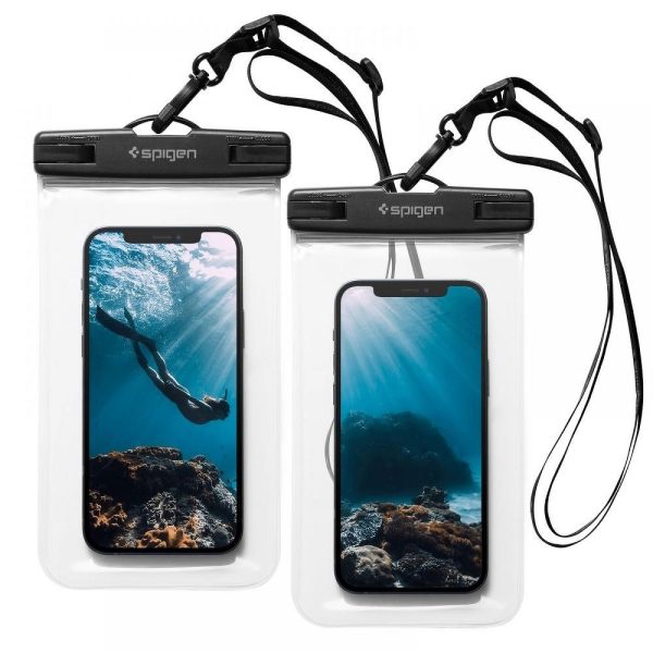 SPIGEN A601 Universal Waterproof case transparent 2-PACK