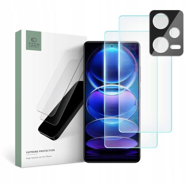 Tech-Protect Supreme Tempered Glass (Xiaomi Redmi Note 12 Pro 12 Pro+ Plus)