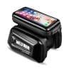 WILDMAN traveling bag for bicycle frame with zipper E6S 1