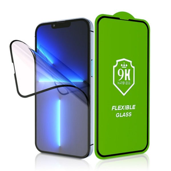 Bestsuit Flexible Hybrid Glass 5D for  Apple iPhone 16 black