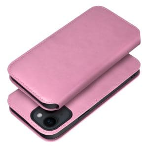 DUAL POCKET Book case for IPHONE 16 Pro Max light pink