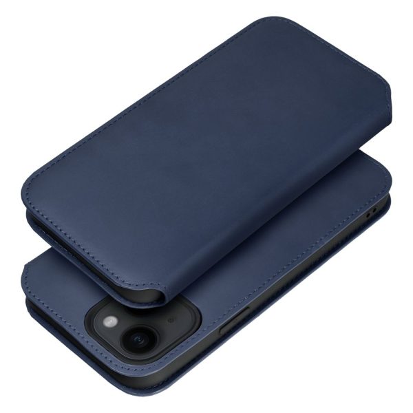 DUAL POCKET Book case for IPHONE 16 Pro navy