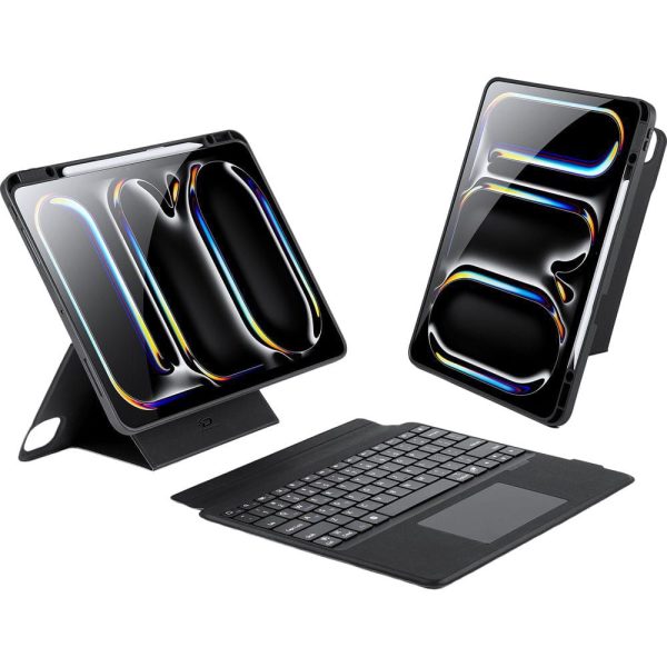 DUX DUCIS case DK foldable with Wireless Keyboard for iPad Pro 13 (2024) black