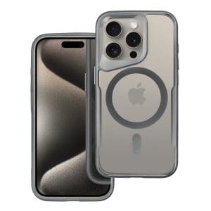 ERGOFIT NEWZONE case compatible with MagSafe for IPHONE 15 PRO MAX grey