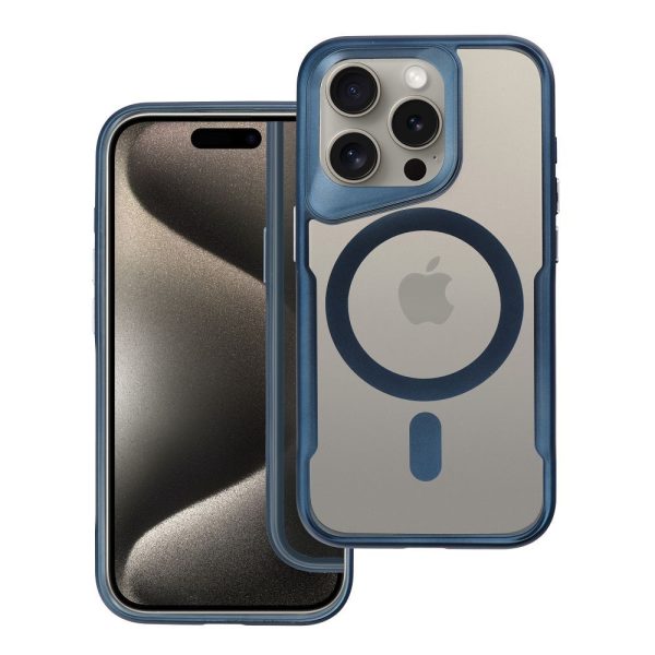 ERGOFIT NEWZONE case compatible with MagSafe for IPHONE 15 PRO blue