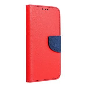 FANCY Book case for IPHONE 16 red / navy