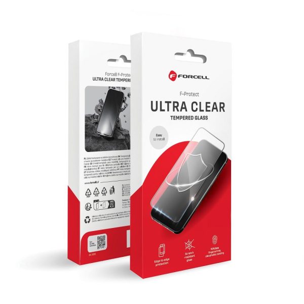 Forcell Ultra Clear Glass  - for Iphone X / XS / 11 Pro black