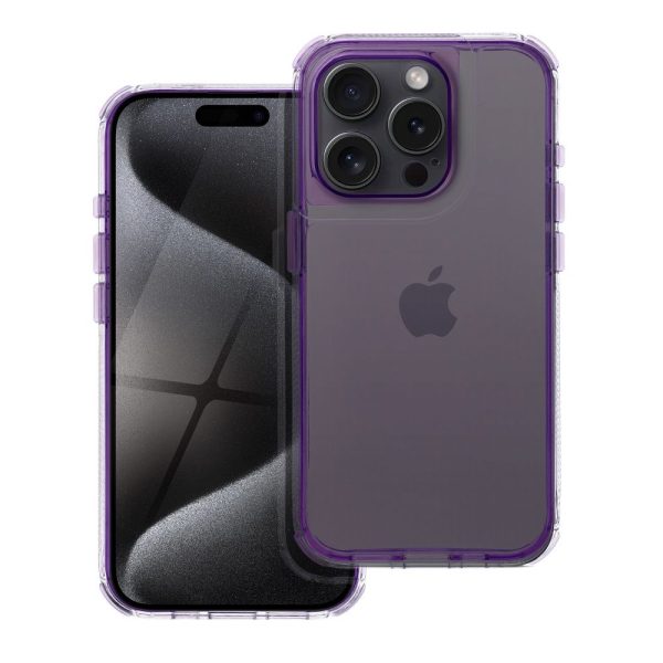 MATRIX CLEAR Case for IPHONE 15 Pro Max light violet