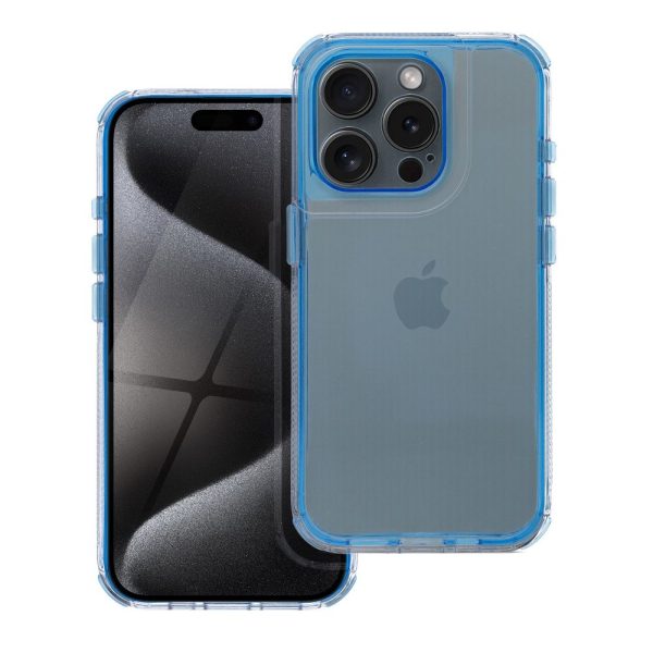 MATRIX CLEAR Case for IPHONE 15 Pro blue