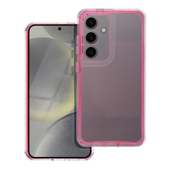 MATRIX CLEAR Case for SAMSUNG S24 FE powder pink