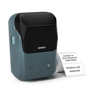 NIIMBOT THERMAL LABEL PRINTER B1 2-INCH LAKE BLUE