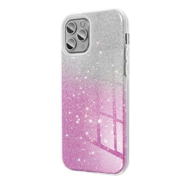 SHINING Case for SAMSUNG S24 FE transparent pink