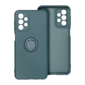 SILICONE RING case for SAMSUNG S24 FE green