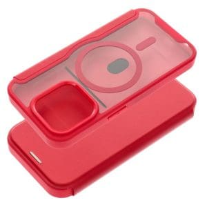 SMART MAG Book case compatible with MagSafe for IPHONE 16 Pro Max red