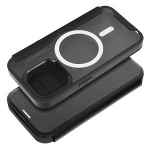 SMART MAG Book case compatible with MagSafe for IPHONE 16 black