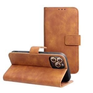 TENDER Book Case for IPHONE 16 brown