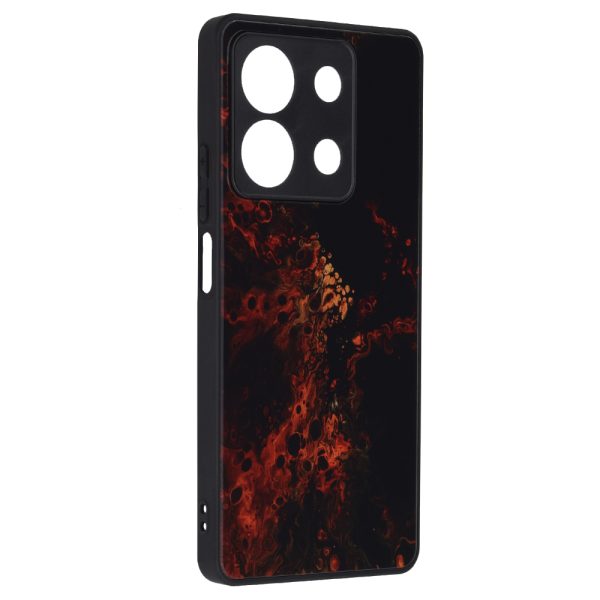 Techsuit - Glaze Series - Xiaomi Redmi Note 13 5G - Red Nebula