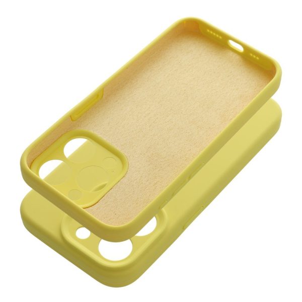 Case SILICONE 2mm for IPHONE 16 Plus lemon