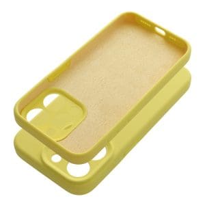 Case SILICONE 2mm for IPHONE 16 lemon