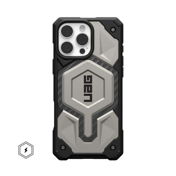 Case (UAG) Urban Armor Gear Monarch Pro for IPHONE 16 Pro Max titanium