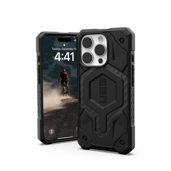 Case (UAG) Urban Armor Gear Monarch for IPHONE 16 Pro carbon fiber