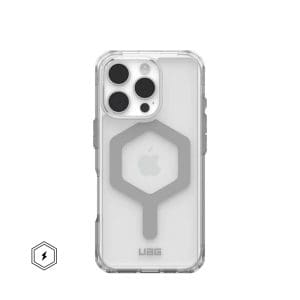 Case (UAG) Urban Armor Gear Plyo compatible with MagSafe for IPHONE 16 Pro ice / silver