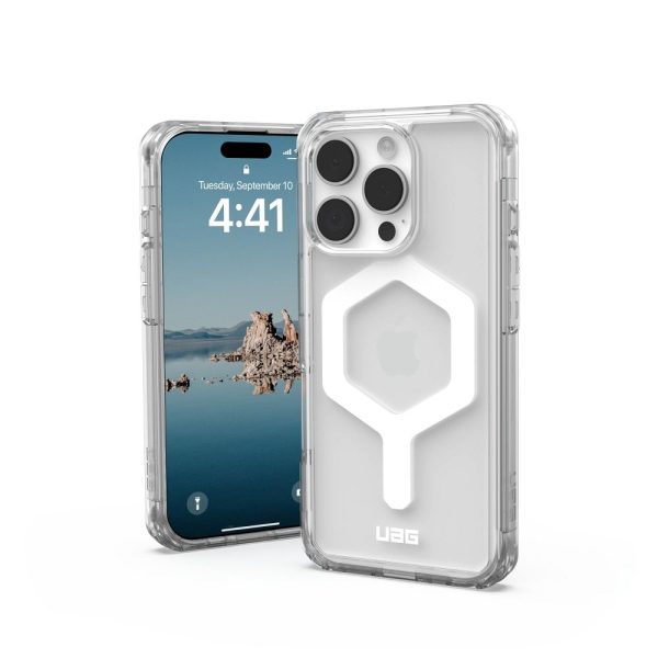 Case (UAG) Urban Armor Gear Plyo compatible with MagSafe for IPHONE 16 Pro ice / white