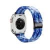 FORCELL F-DESIGN FA04 marble textured resin strap for APPLE Watch 38 / 40 / 41 mm blue