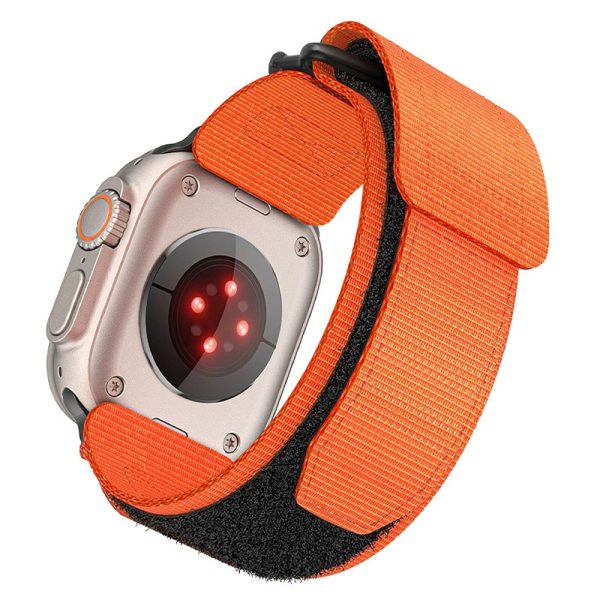 FORCELL F-DESIGN FA05 nylon strap for APPLE Watch 42 / 44 / 45 / 49 mm orange